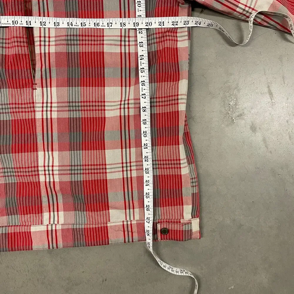 vintage y2k merrell flannel zip up jacket